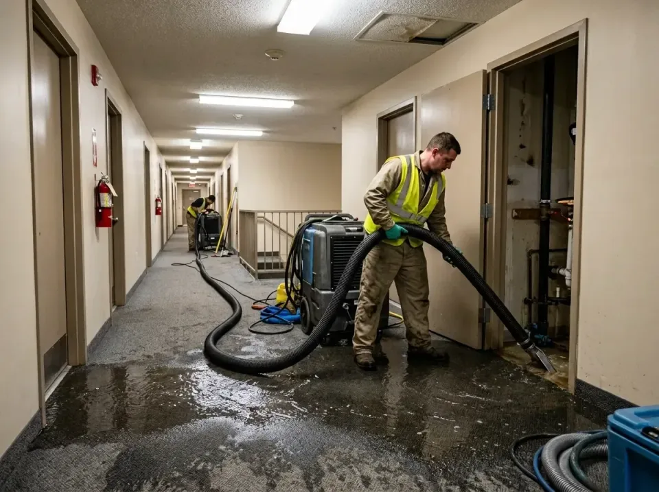 multi-unit-apartment-hallway-f-005 — frequently asked questions, Emergency Burst Pipe Water Extraction & Removal in Frontena…